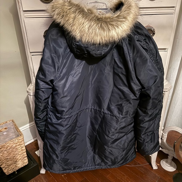 J.Crew Long Military Winter Parka Puffer XL - Picture 5 of 13